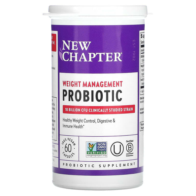 Weight Management Probiotic 10 Billion CFU 60 Vegan Capsules