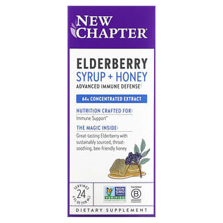 New Chapter, Elderberry Syrup + Honey , 4 fl oz (118 ml)
