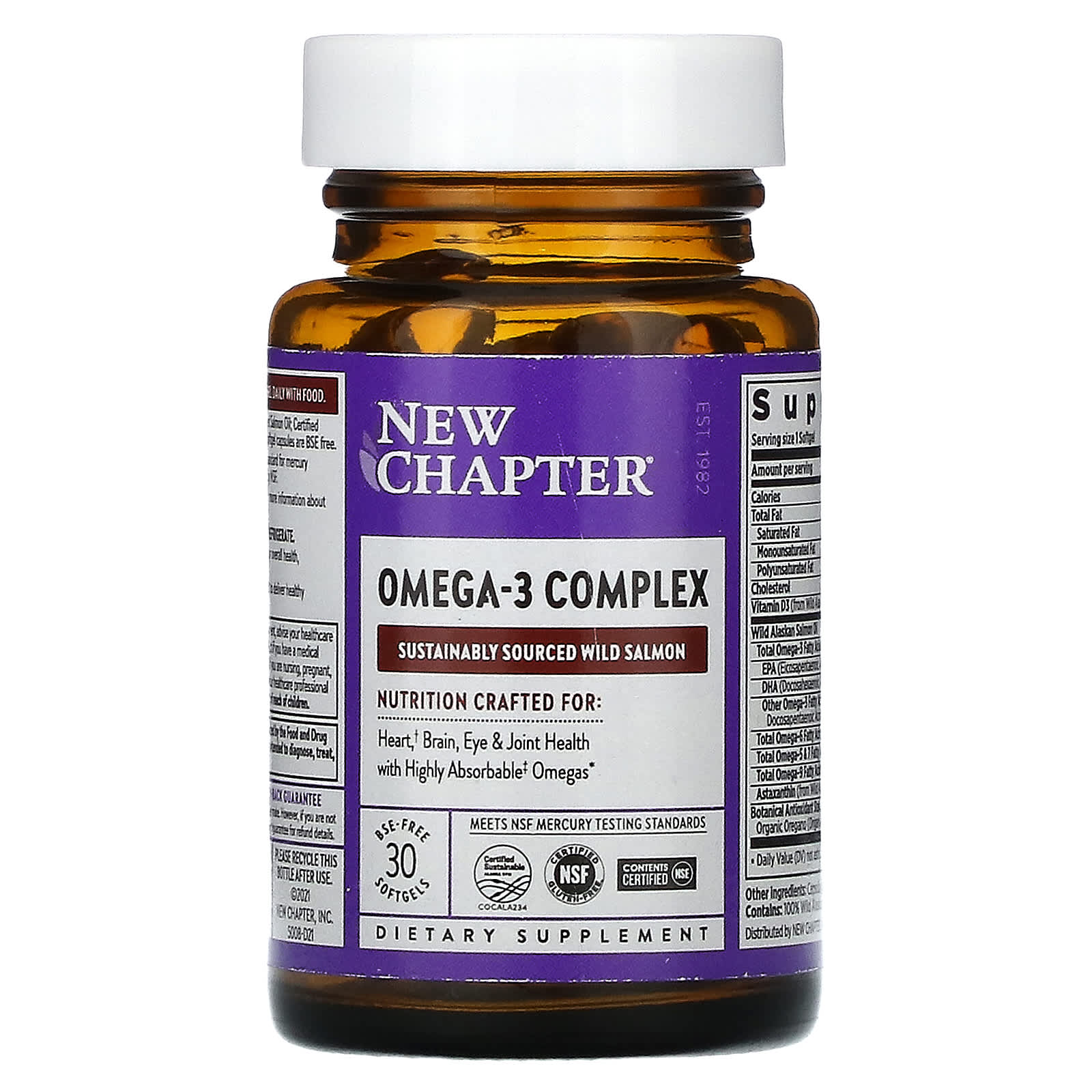 New Chapter, Omega3 Complex, 30 Softgels