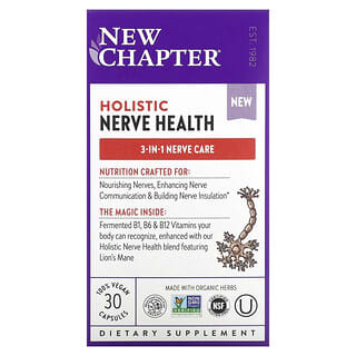 New Chapter, Holistic Nerve Health, 30 капсул