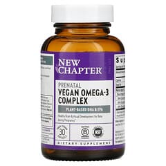 New Chapter, Pränataler veganer Omega-3-Komplex, 30 vegane Weichkapseln