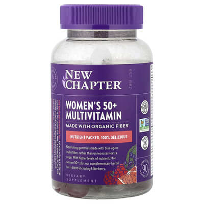 New Chapter, Women 50+, Gummy Multivitamin, Berry Citrus, 90 Gummies