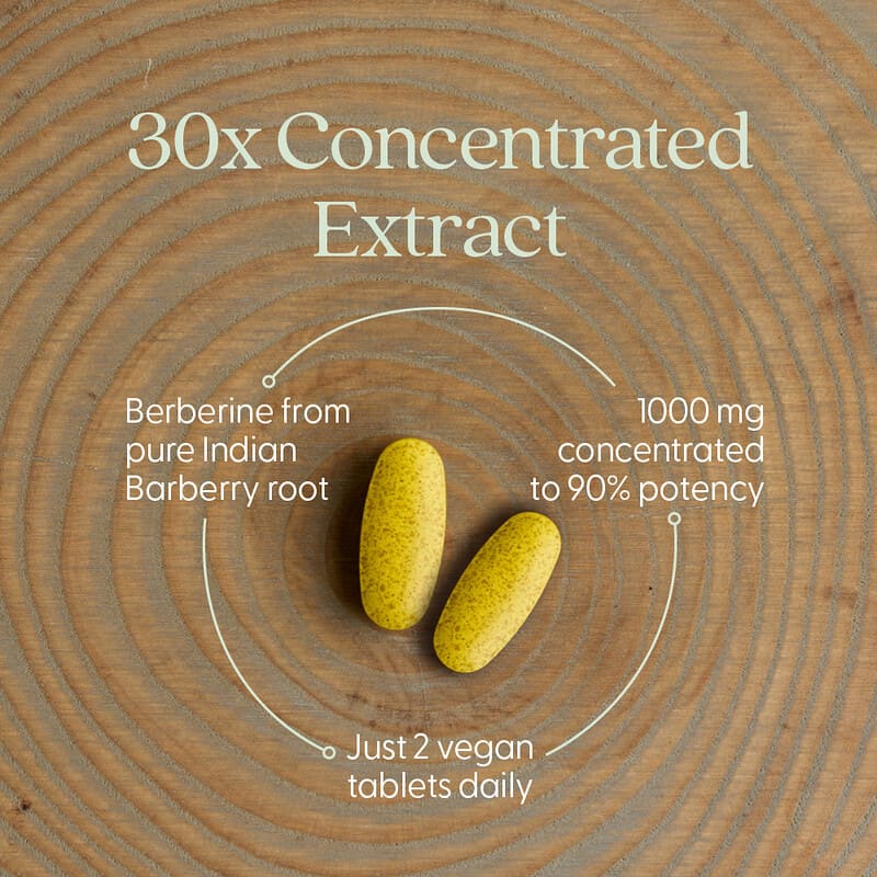 ベルベリン、ヴィーガンタブレット60粒（1粒あたり500mg）