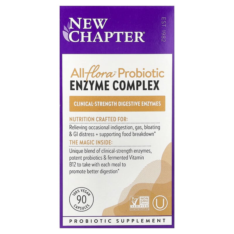 All Flora™ Probiotic Enzyme Complex, 90 Vegan Capsules