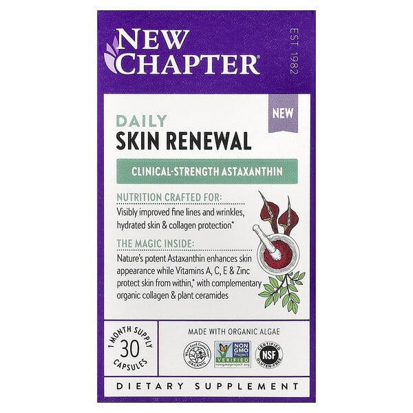 New Chapter, Daily Skin Renewal, 30 Capsules — product photo 1