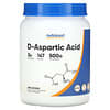 Ácido D-Aspártico, Sem Sabor, 500 g (1,1 lb)