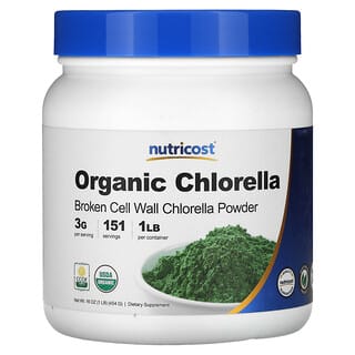 Nutricost, Chlorelle biologique en poudre, 454 g