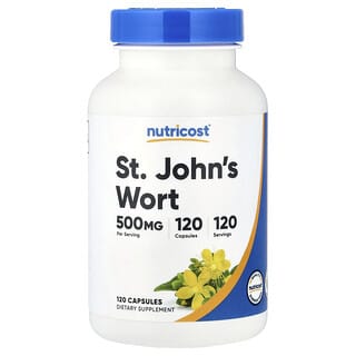 Nutricost, St John's Wort, 500 mg, 120 Capsules