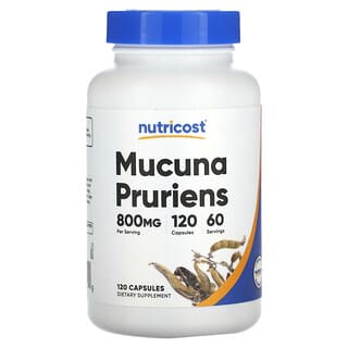 Nutricost, Mucuna pruriens, 400 mg, 120 cápsulas