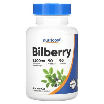 Nutricost, Bilberry, 1,200 mg, 90 capsules