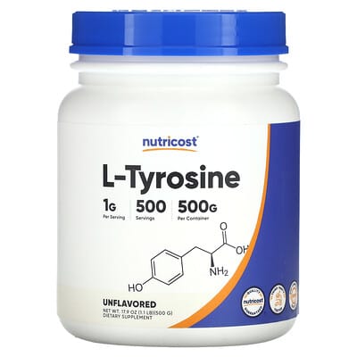 Nutricost, L-Tyrosine, Original, 17.9 oz (500 g)