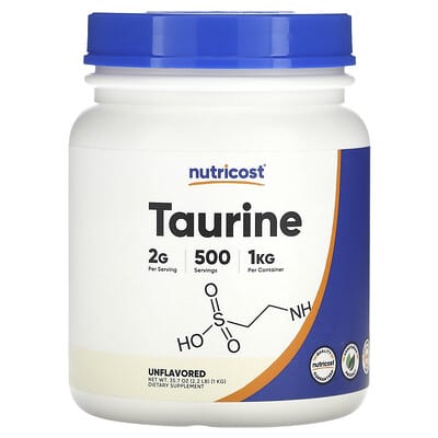 Nutricost, Taurine, Original, 35.7 oz (1 kg)