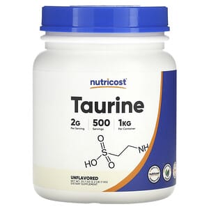 Nutricost‏, Taurine Powder, Unflavored, 35.7 oz (1 kg)