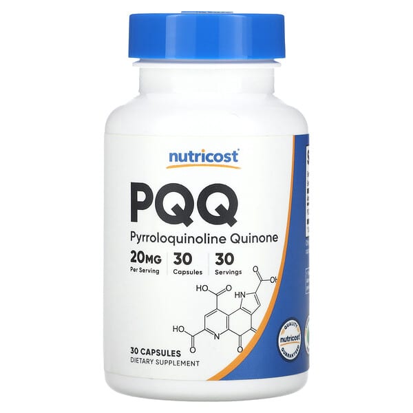 Nutricost, PQQ，20 毫克，30 粒膠囊