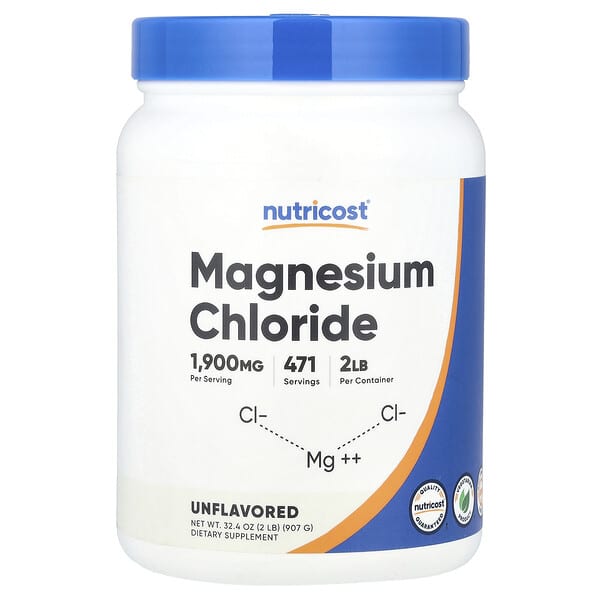 Magnesium Chloride, Unflavored, 32.4 oz (907 g)