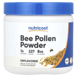 Nutricost, Polen de abeja en polvo, Sin sabor, 227 g (8,1 oz)