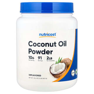 Nutricost, Coconut Oil Powder, Unflavored , 2 lb (907 g)