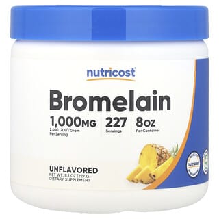 Nutricost, Bromelain, Unflavored, 8.1 oz (227 g)