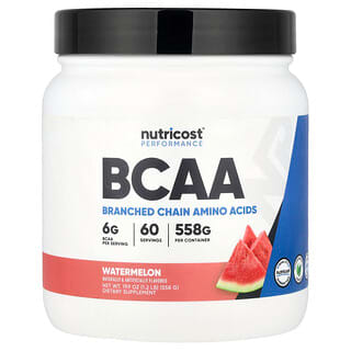 Nutricost, Performance, BCAA, арбуз, 558 г