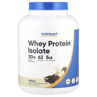 Nutricost, Izolat białka serwatkowego, wanilia, 2268 g