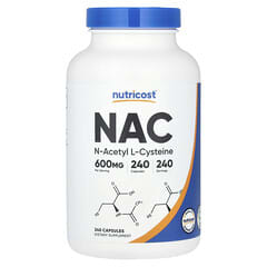 NAC（N-アセチル-L-システイン）、600mg、240粒