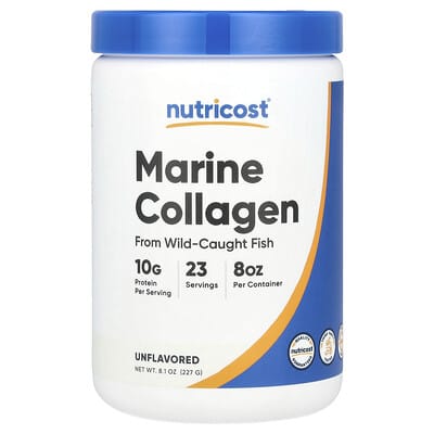 Nutricost, Marine Collagen from Wild-Caught Fish, Original, 8.1 oz (227 g)