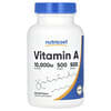 Vitamina A, 10.000 UI, 500 Cápsulas Softgel