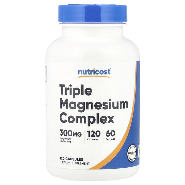 Nutricost Triple Magnesium Complex, 120 Capsules (150 mg per Capsule)