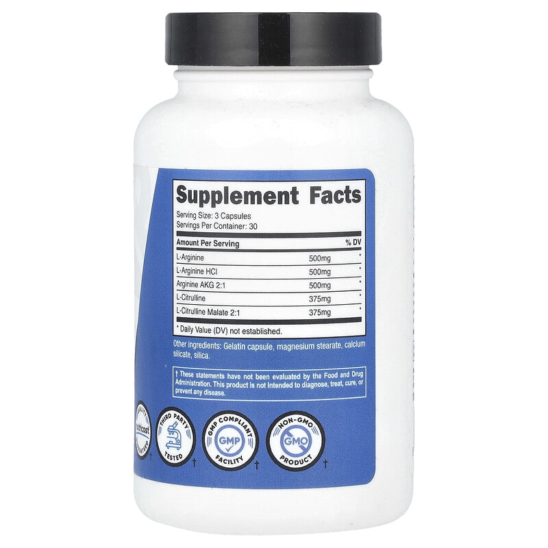 Nutricost, Nitric Oxide Booster, 90 Capsules | iHerb