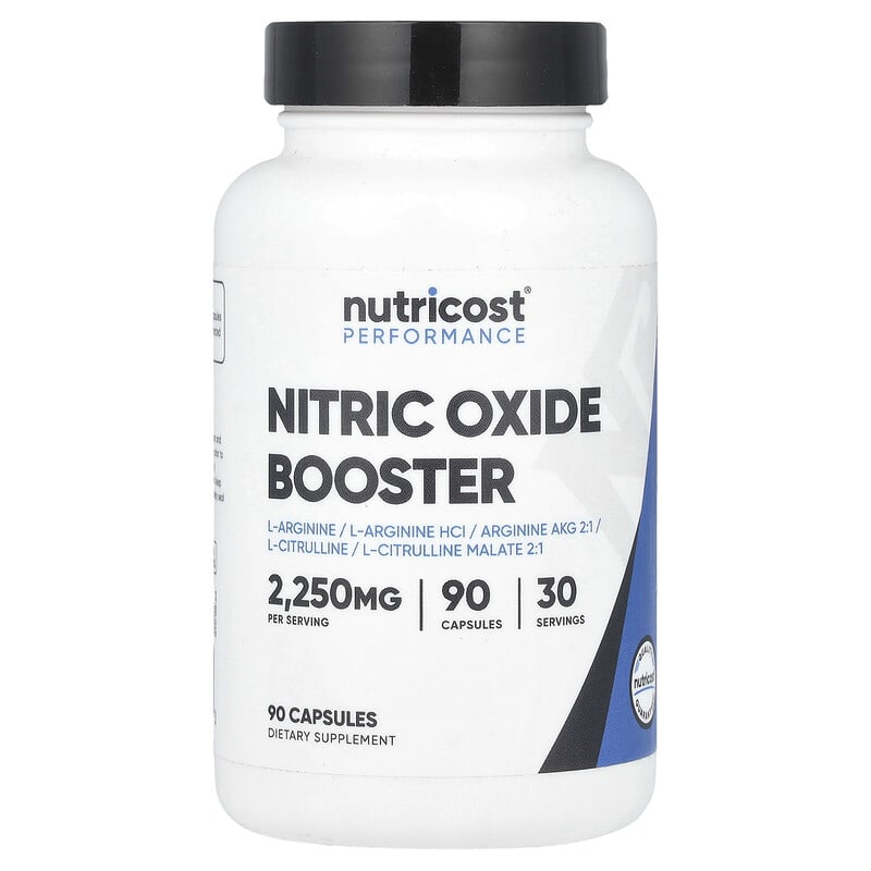 Nutricost, Nitric Oxide Booster, 90 Capsules | iHerb Nutricost, Nitric Oxide Booster, 90 Capsules | iHerb