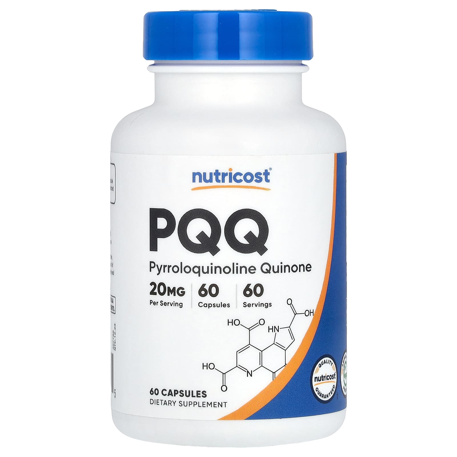 PQQ（ピロロキノリンキノン）、20mg、60粒