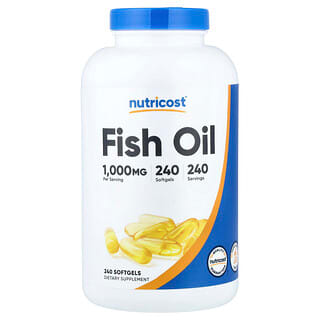 Nutricost, Fish Oil, 1,000 mg, 240 Softgels