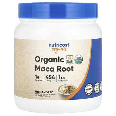 Nutricost, Organic Maca Root, Original, 1 lb (454 g)
