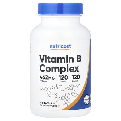 Nutricost, Vitamin B Complex, 120 Capsules