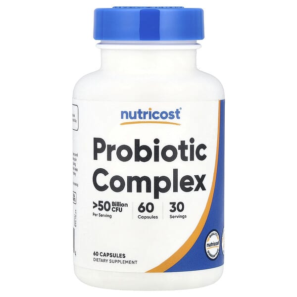 Nutricost, Probiotic Complex, >50 Billion CFU, 60 Capsules