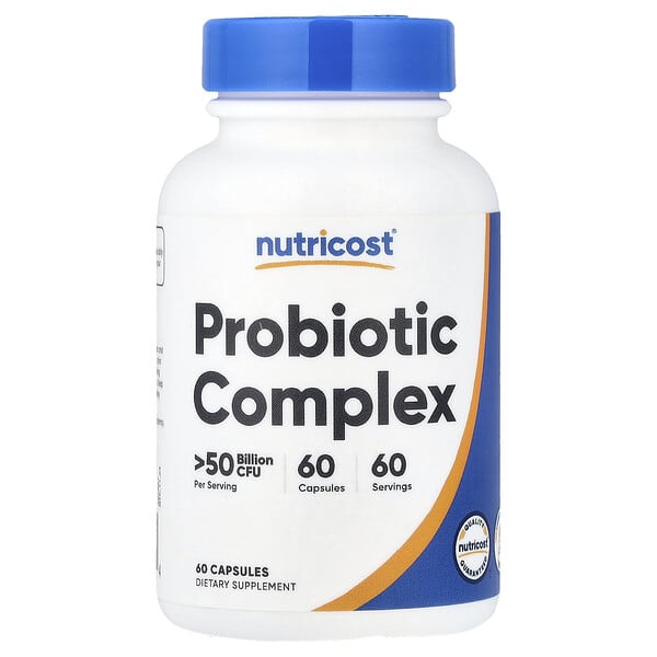 Nutricost Probiotic Complex, >50 Billion CFU, 60 Capsules