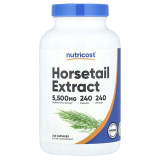 Nutricost, Extracto de cola de caballo, 5500 mg, 240 cápsulas