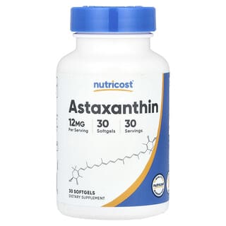 نوتريكوست‏, Astaxanthin, 12 mg, 30 Softgels