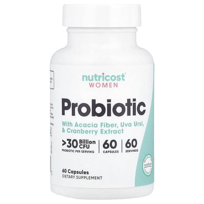Nutricost, Women's, Probiotic, >30 Billion CFU, 60 Capsules