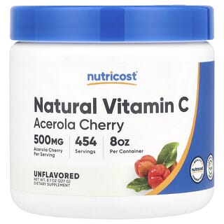 Nutricost, Vitamine C naturelle, Non aromatisée, 227 g