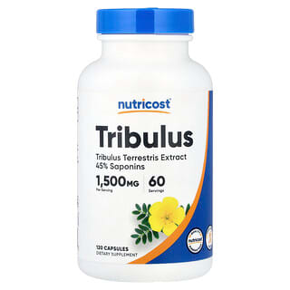 Nutricost (뉴트리코스트), 트리블러스, 캡슐 120정(캡슐 1정당 750mg)