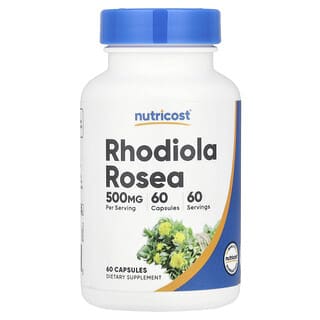 نوتريكوست‏, Rhodiola Rosea, 500 mg, 60 Capsules