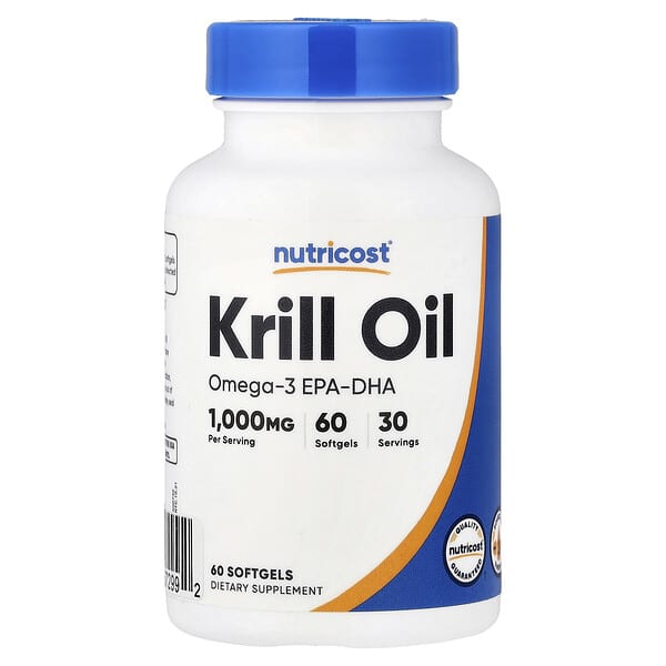 Krill Oil, 60 Softgels (500 mg per Softgel)