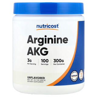 Nutricost, Arginine AKG, Unflavored, 10.7 oz (300 g)