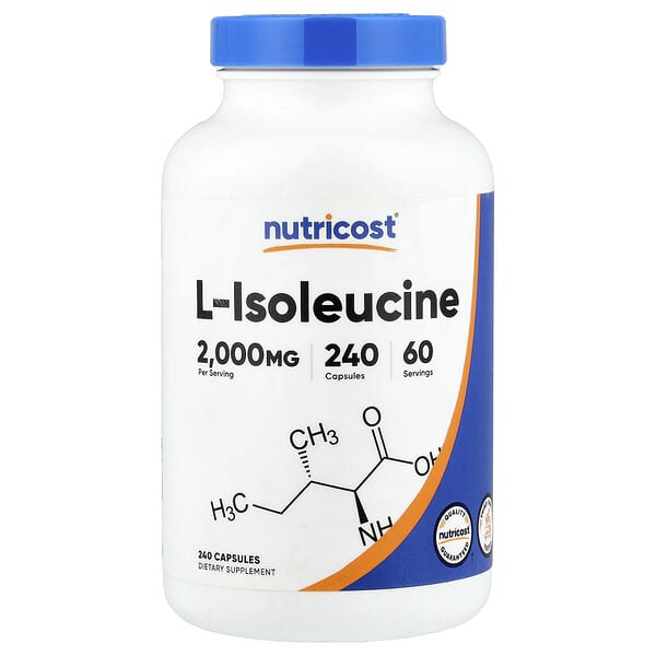 L-Isoleucine, 240 Capsules (500 mg per Capsule)