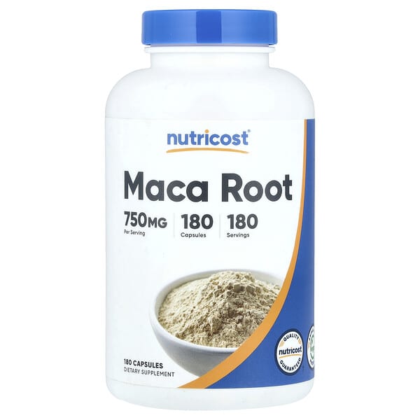 Maca Root, 750 mg, 180 Capsules