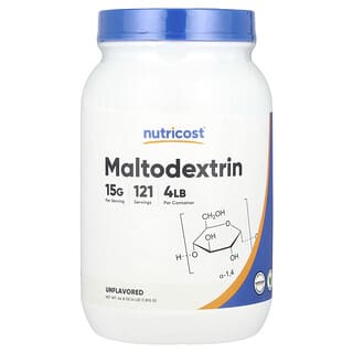 Nutricost, Maltodextrin, Unflavored, 64.8 oz (1,815 g)