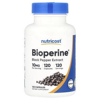 نوتريكوست‏, Bioperine® ، 10 ملجم ، 120 كبسولة
