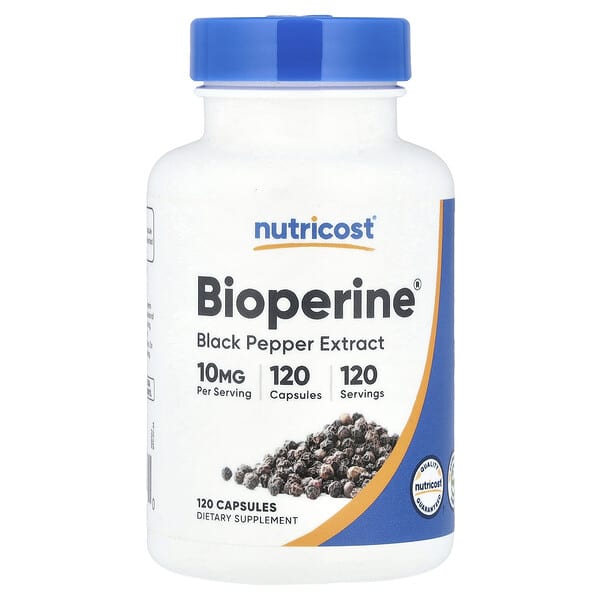 Bioperine®, 10 mg, 120 Capsules