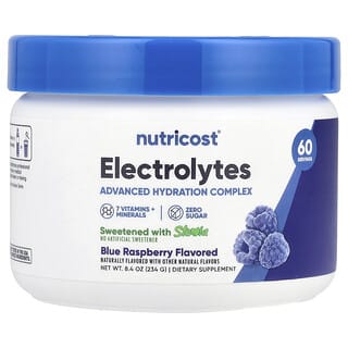 Nutricost, Electrolytes, Advanced Hydration Complex, Lampone blu, 234 g